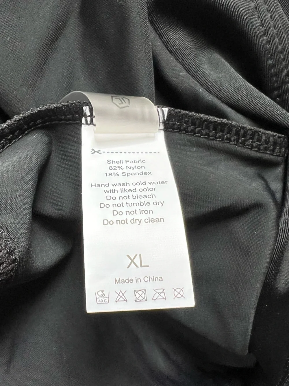 Attarco Women's Black High-Waist Swimming Shorts with Phone Pockets Size XL NWT - Picture 8 of 8